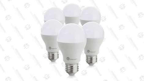 TaoTronics 6-Pack Soft White LED Bulbs | $13 | Amazon | Promo code KINJALB01